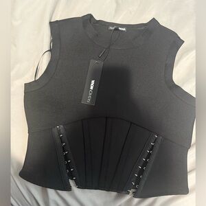 Fashion Nova Corset Top Sz Medium